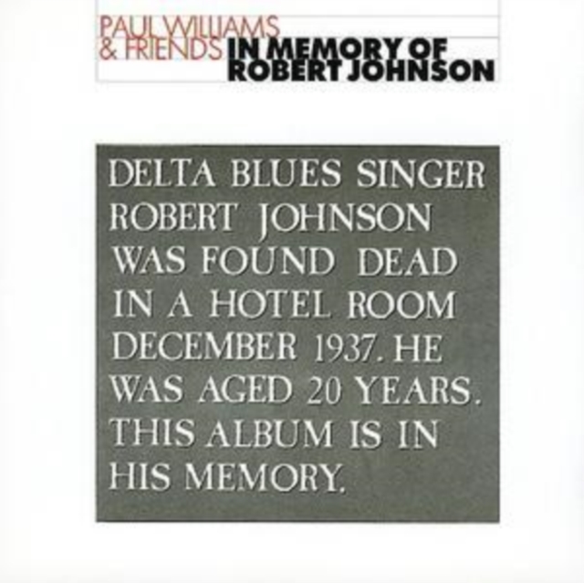 In Memory of Robert Johnson, CD / Album Cd