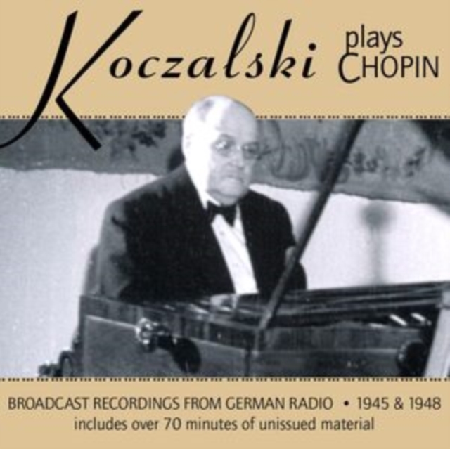 Koczalski Plays Chopin, CD / Album Cd