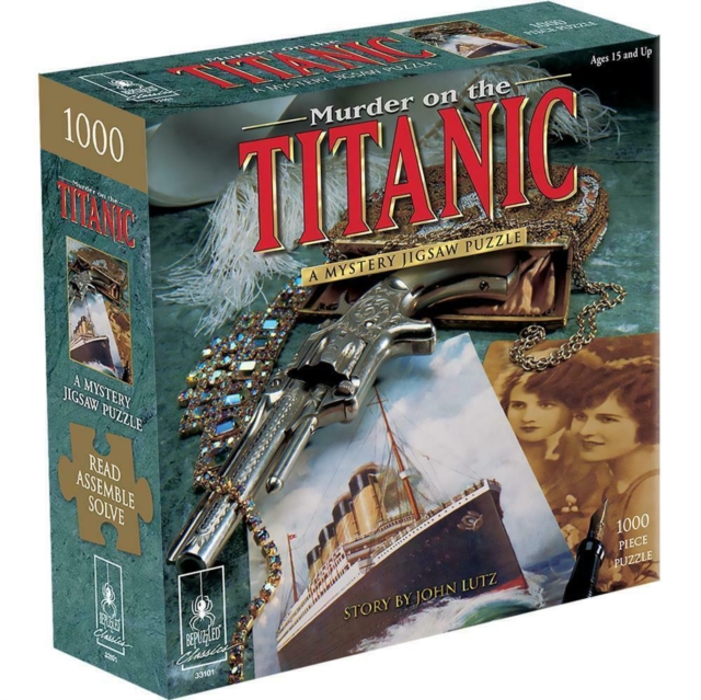 BePuzzled Murder on The Titanic 1000 Piece Mystery Jigsaw Puzzle, General merchandize Book
