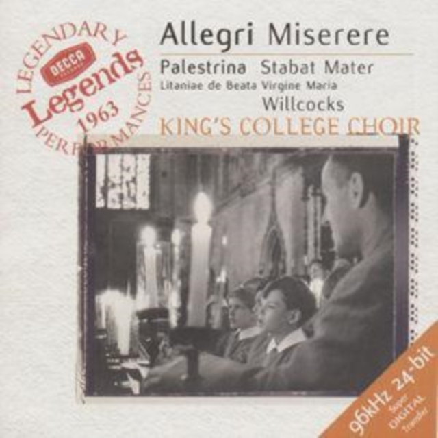 Allegri: Miserere, ect., CD / Album Cd