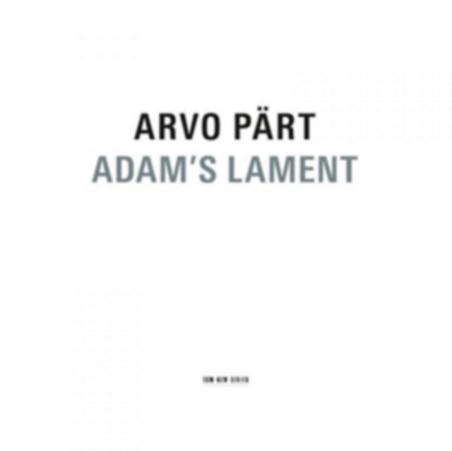 Arvo Part: Adam's Lament, CD / Album Cd