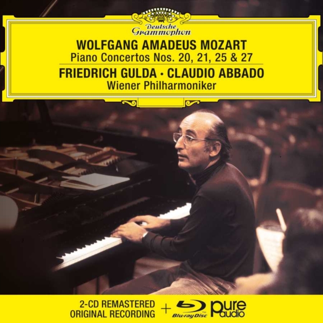 Wolfgang Amadeus Mozart: Piano Concertos Nos. 20, 21, 25 & 27, CD / Album with Blu-ray Audio Cd
