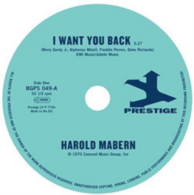 I Want You Back, Vinyl / 7" Single Vinyl