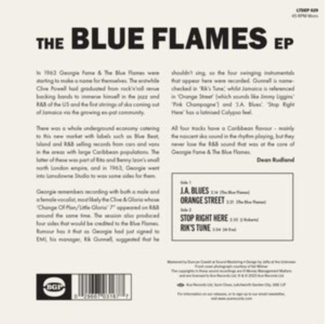 The Blue Flames EP, CD / EP Cd
