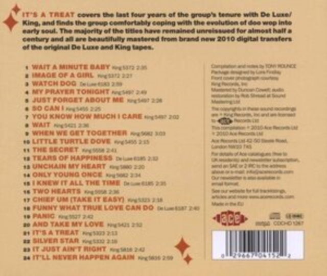 It's a Treat: The King/De Luxe Recordings 1959-63, CD / Album Cd