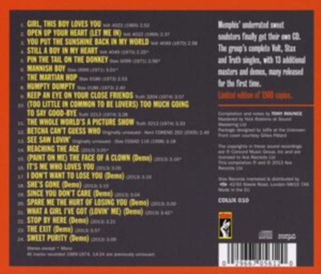 Mannish Boys: The Stax, Volt & Truth Recordings 1969-74, CD / Album Cd