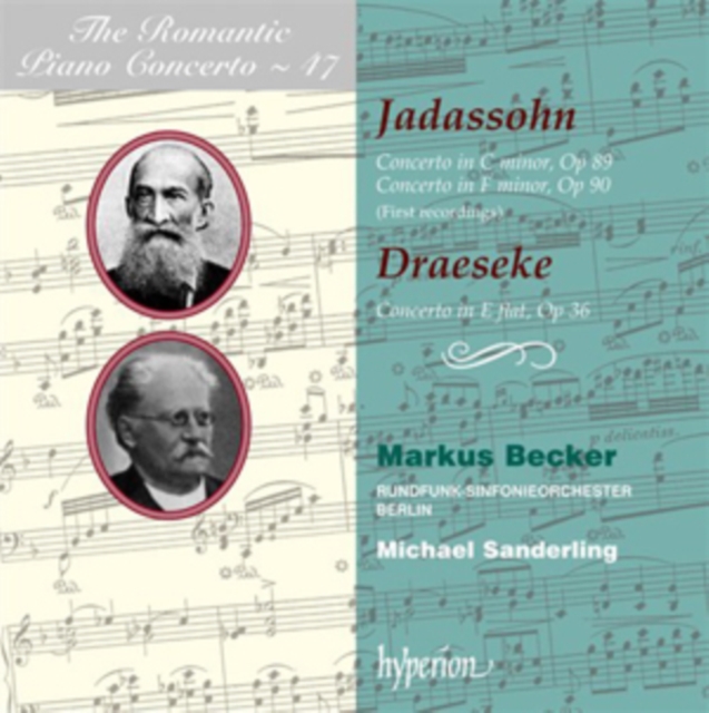 Jadassohn: Concerto in C Minor, Op. 89/..., CD / Album Cd