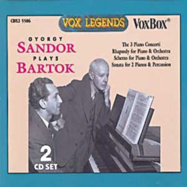 Gyorgy Sandor Plays Bartok, CD / Album Cd