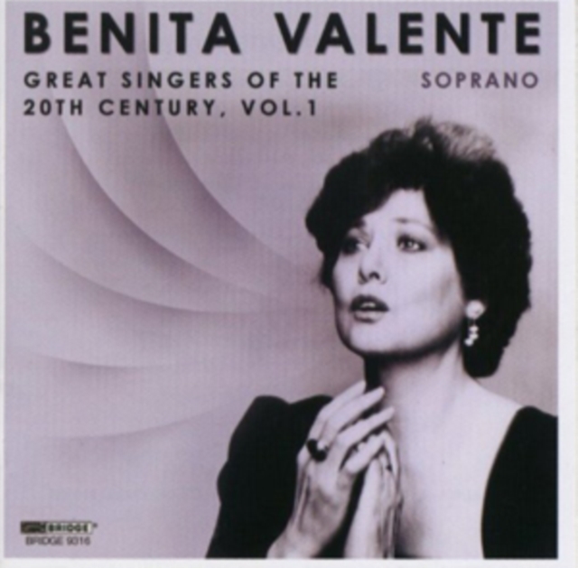 Great Singers of the 20th Century: Benita Valente, CD / Album Cd