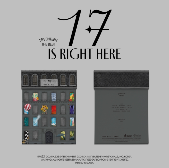 SEVENTEEN Best Album '17 IS RIGHT HERE' (HERE Ver.), CD / Album Cd