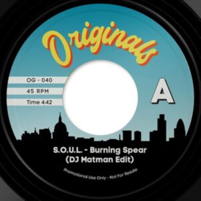 Burning Spear (DJ Matman Edit)/Go With the Flow, Vinyl / 7" Single Vinyl