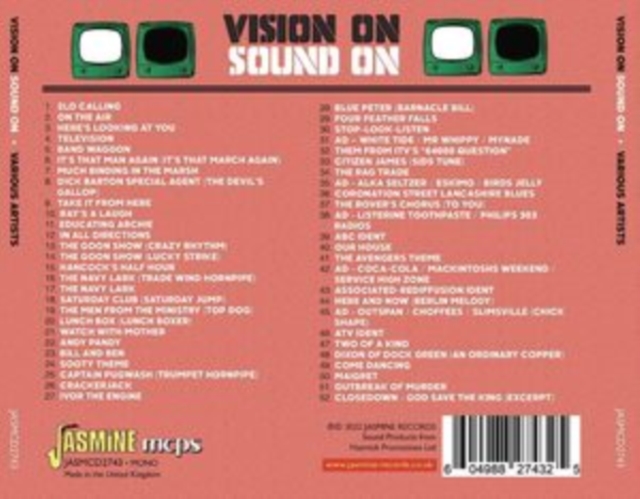 Vision on/Sound on: Themes and rarities celebrating the centenary of UK broadcasting, CD / Album Cd