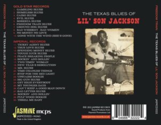 Freedom Train: The Texas Blues of Lil' Son Jackson 1949-1955, CD / Album (Jewel Case) Cd