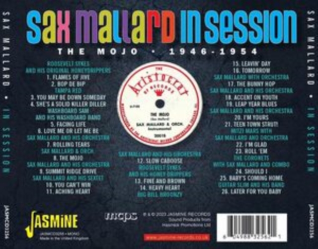 The Mojo: Sax Mallard in Session 1946-1954, CD / Album Cd