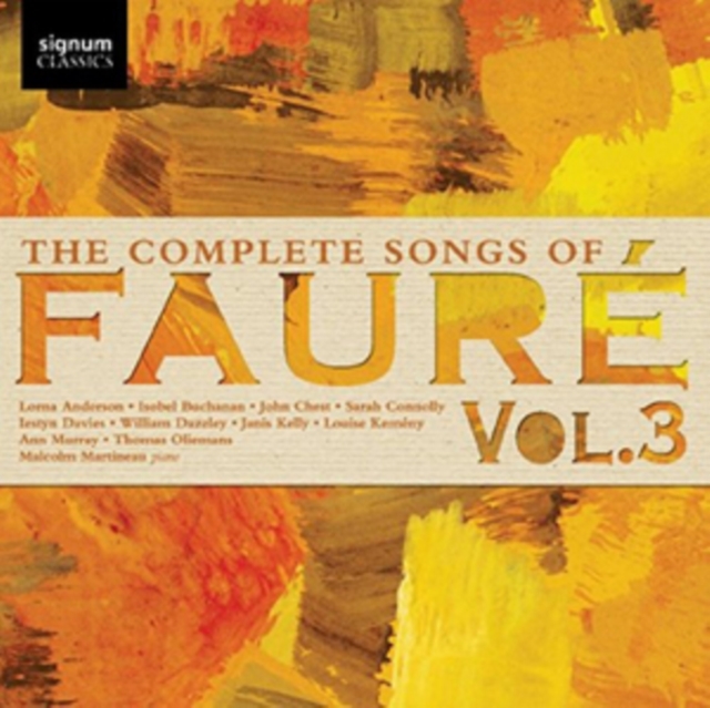 The Complete Songs of Fauré, CD / Album Cd
