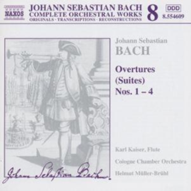 J.S. Bach: Overtures (Suites) Nos. 1-4, CD / Album Cd