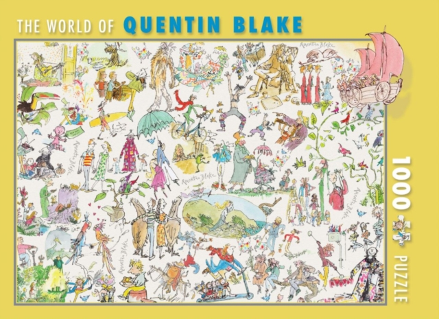 The World of Quentin Blake 1000 Piece Jigsaw Puzzle, Game Book