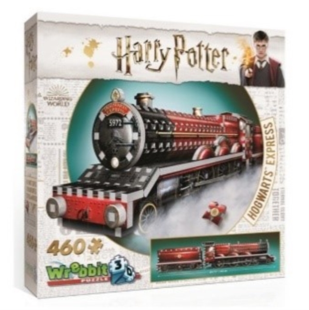 Harry Potter - Hogwarts Express 460 Piece Wrebbit 3D Puzzle, Paperback Book