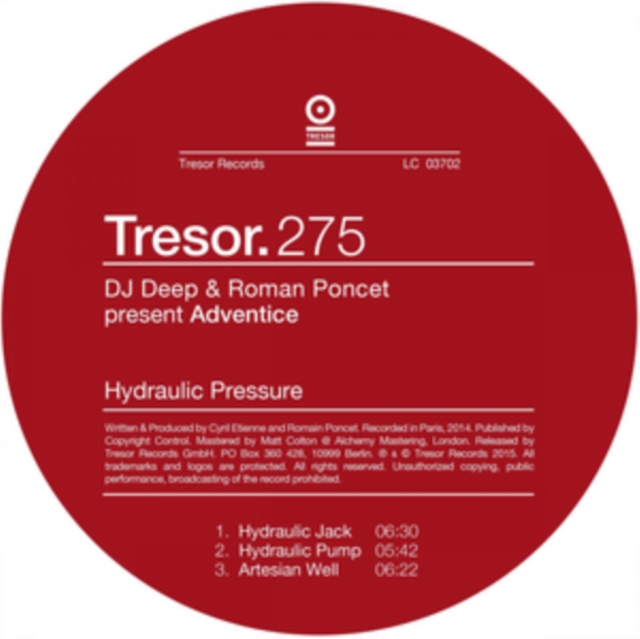 Adventice: Hydraulic Pressure, Vinyl / 12" EP Vinyl