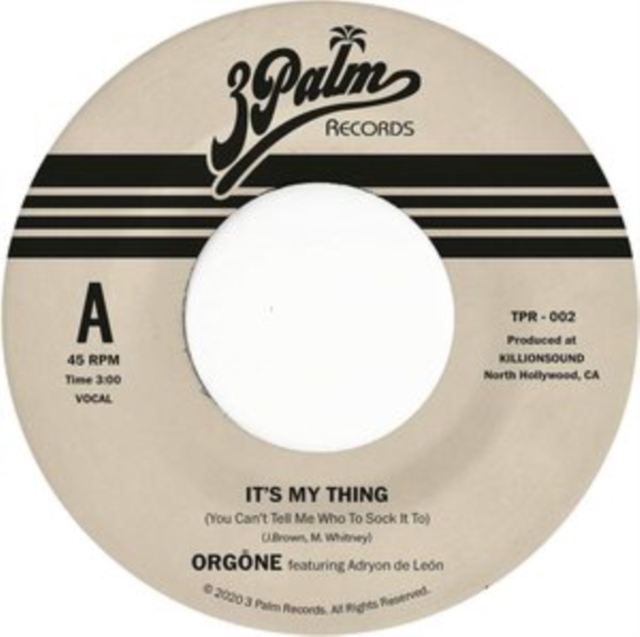 It's My Thing (You Can't Tell Me Who to Sock It To), Vinyl / 7" Single Coloured Vinyl Vinyl