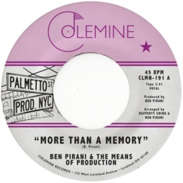 More Than a Memory, Vinyl / 7" Single Vinyl