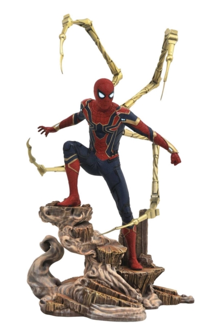 Avengers Infinity War Movie 'Iron' Spiderman PVC Figure, Paperback Book