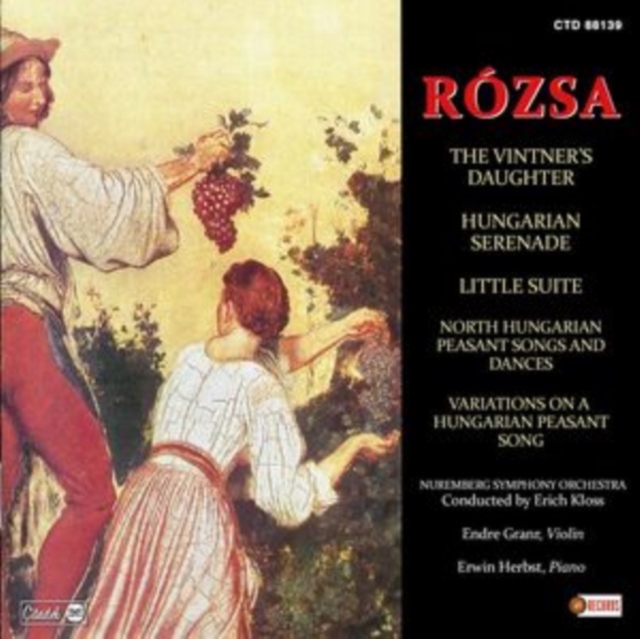 Rózsa: The Vintner's Daughter/Hungarian Serenade/Little Suite/..., CD / Album (Jewel Case) Cd