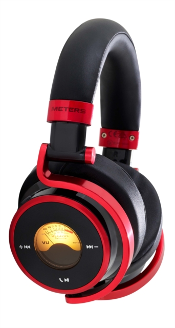 Meters M OV 1 B  Connect Editions Black Red Bluetooth Headphones, Meters Merchandise