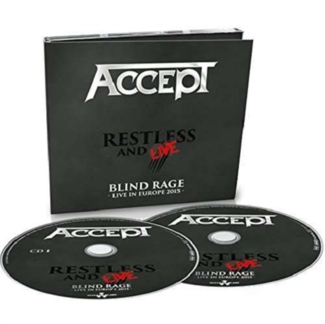 Restless and Live: Blind Rage Live in Europe 2015, CD / Album Digipak Cd