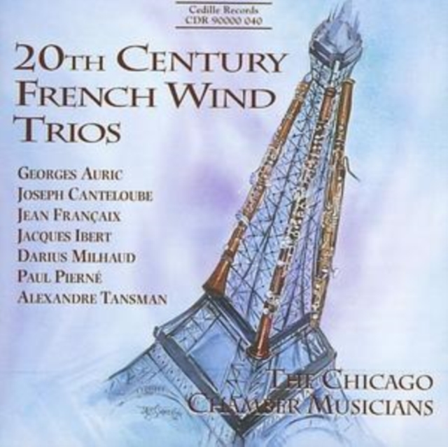 20th Century French Wind Trios (Chicago Chamber Musicians), CD / Album Cd