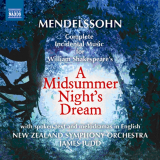 Felix Mendelssohn: A Midsummer Night's Dream, CD / Album Cd