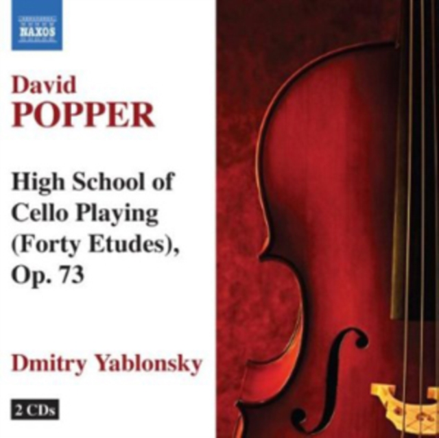 David Popper: High School of Cello Playing (Forty Etudes), Op. 73, CD / Album Cd