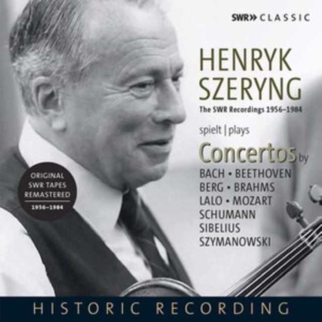 Henryk Szeryng Plays Concertos By Bach/Beethoven/Berg/Brahms/..., CD / Box Set Cd