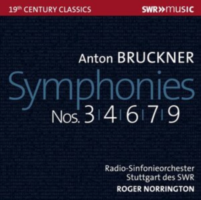 Anton Bruckner: Symphonies Nos. 3/4/6/7/9, CD / Box Set Cd