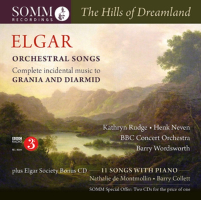 Elgar: The Hills of Dreamland: Orchestral Songs: Complete Incidental Music to Grania and Diarmid, CD / Album Cd