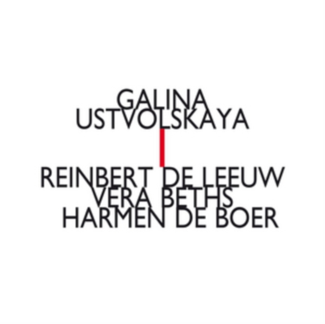 Reinbert De Leeuw/Vera Beths/Harmen De Boer: Galina Ustvolskaya, CD / Album Cd