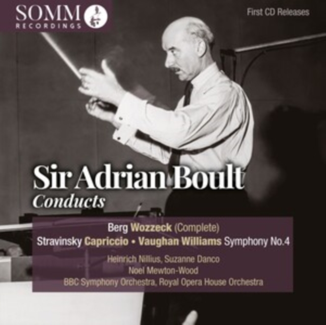 Sir Adrian Boult Conducts Berg: Wozzeck (Complete)/..., CD / Album Cd