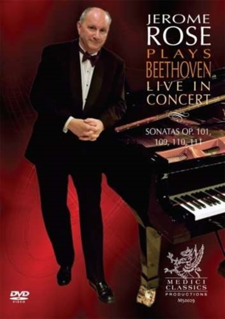 Jerome Rose Plays Beethoven in Concert, DVD  DVD