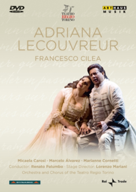 Adriana Lecouvreur: Teatro Regio Di Torino (Palumbo), DVD DVD