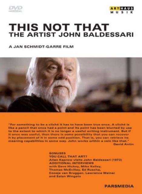 Art Lives: John Baldessari, DVD DVD