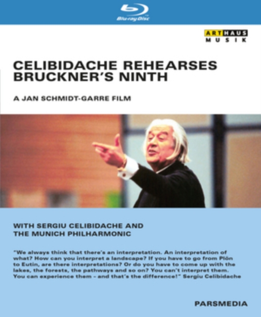 Celibidache Rehearses Bruckner's Ninth, Blu-ray BluRay