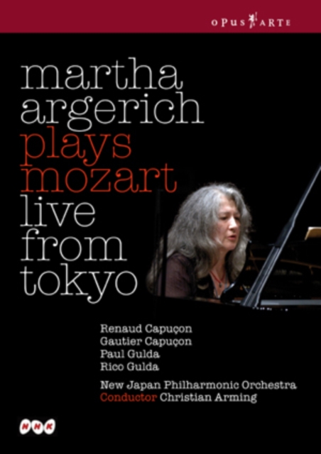 Martha Argerich Plays Mozart Live from Tokyo, DVD  DVD