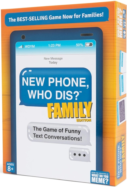 New Phone, Who Dis? (Family Edition) Card Game, Paperback Book