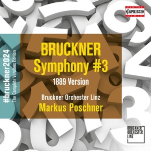 Bruckner: Symphony #3: 1889 Version, CD / Album Cd