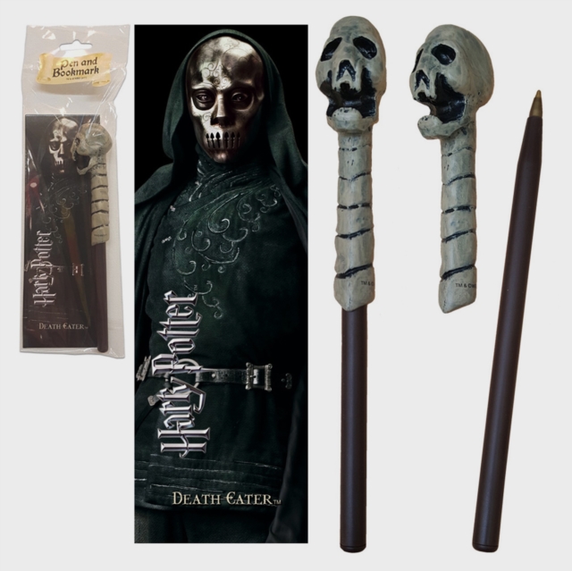 HP - Death Eater (Skull) Wand Pen And Bookmark, Toy Book