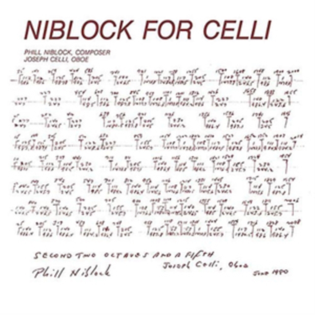 Niblock for Celli/Celli Plays Niblock, Vinyl / 12" Album Vinyl