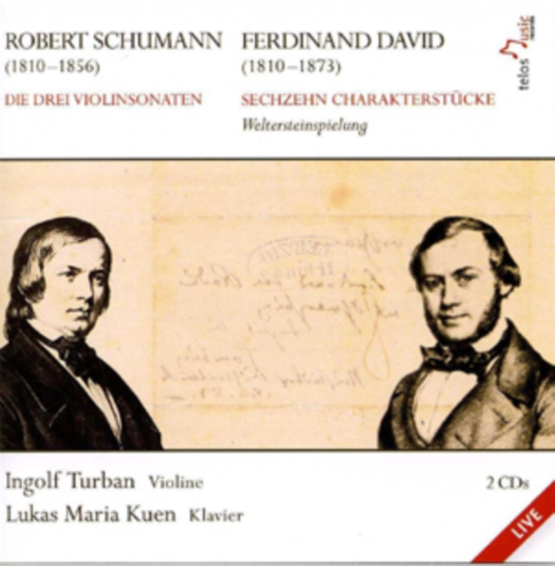Robert Schumann: Die Drei Violinsonaten/..., CD / Album Cd