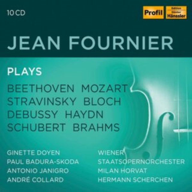 Jean Fournier Plays Beethoven/Mozart/Stravinsky/Bloch/Debussy/..., CD / Box Set Cd