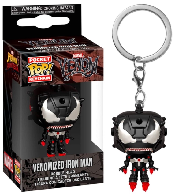 Funko Pop! Keychain : Marvel : Venom - Iron Man, General merchandize Book