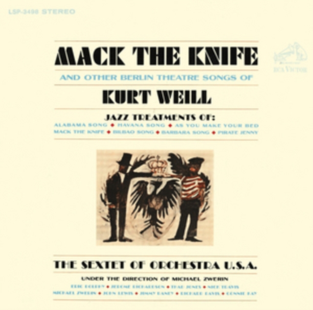 Mack the Knife and Other Songs of Kurt Weill, CD / Album Cd
